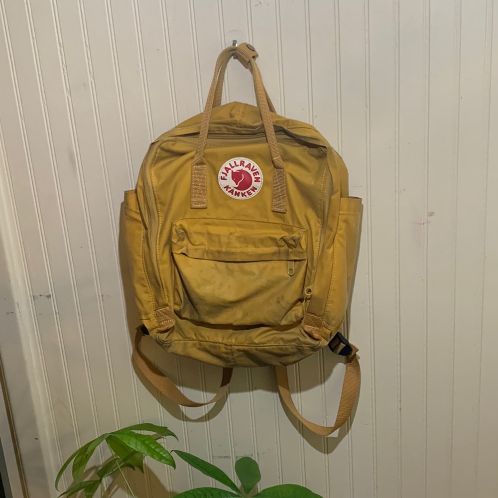 Yellow Kanken backpack